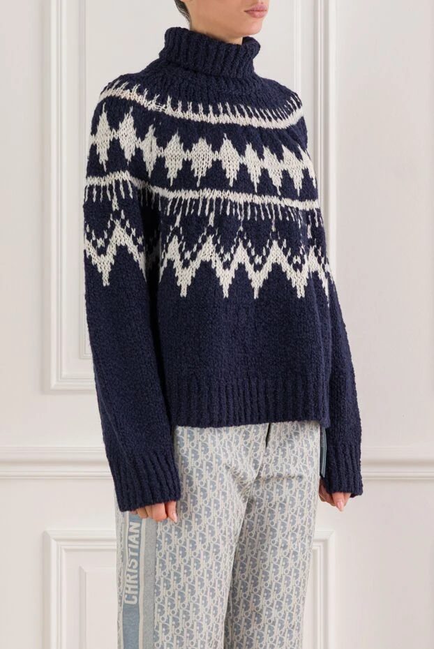 Dior fair isle turtleneck sweater 192301 - photo 3