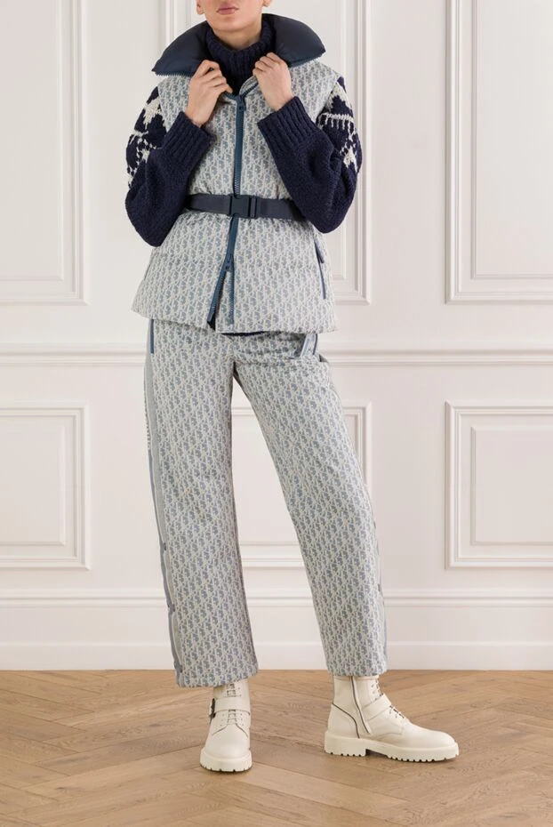 Dior dioralps down vest with a high collar in blue 192303 - photo 2
