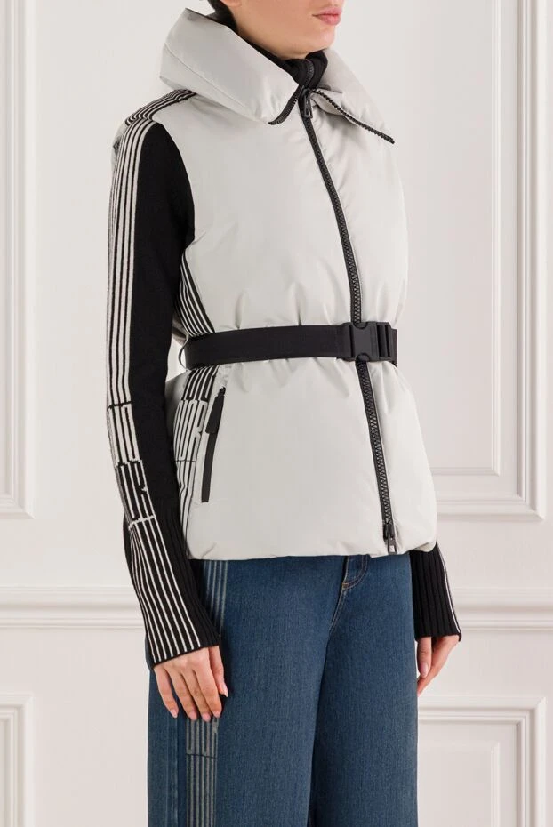 Dior dioralps down vest with a high collar in gray 192304 - photo 3