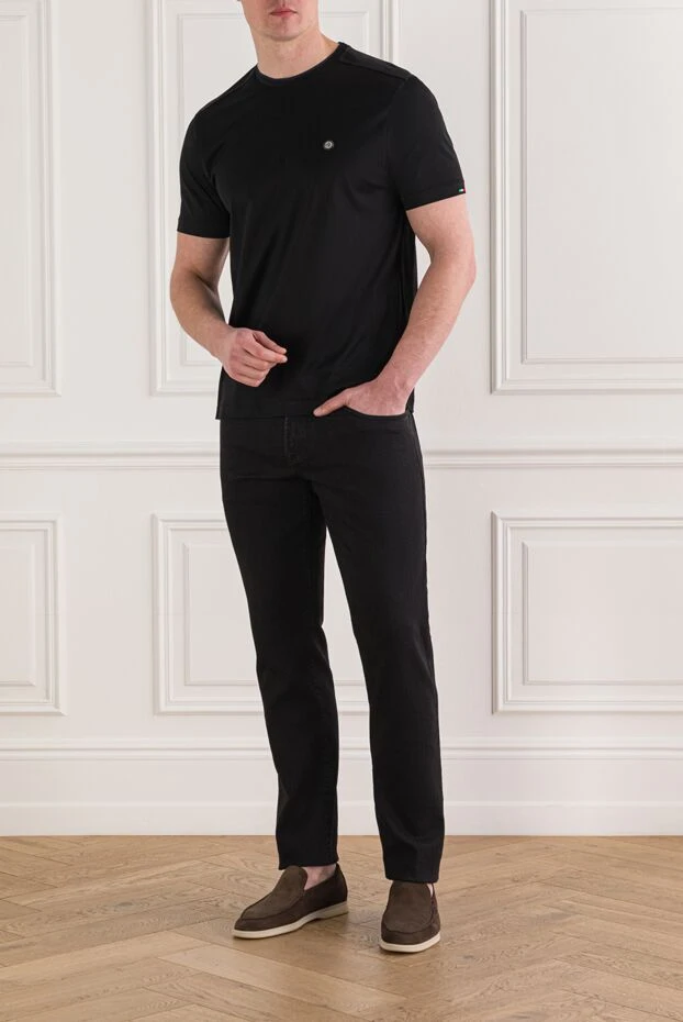 Scissor Scriptor черные джинсы с декоративной петлей на кармане 192367 - фото 2