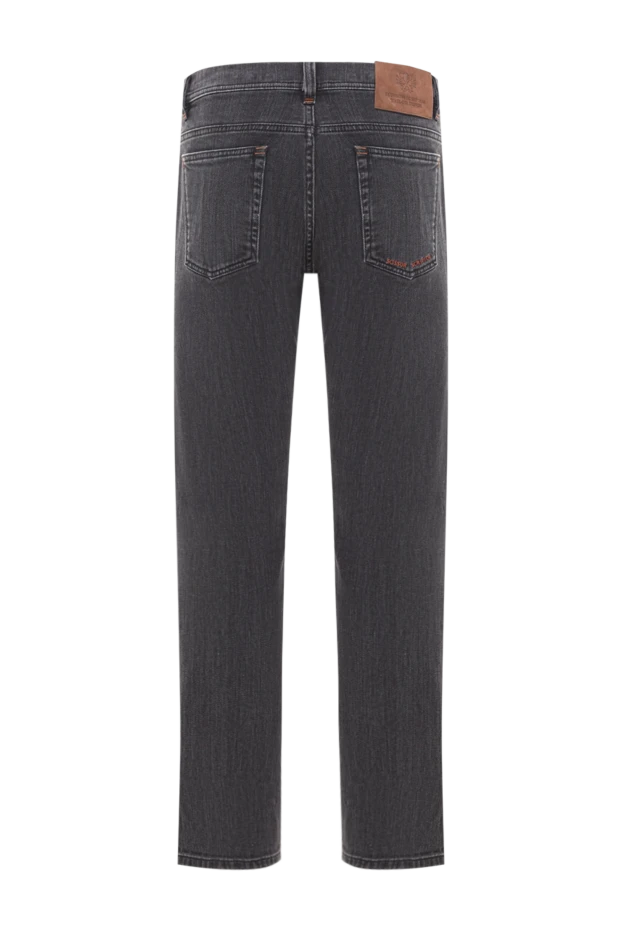 Scissor Scriptor мужские джинсы в темно-сером цвете из хлопкового денима 192370 - фото 2