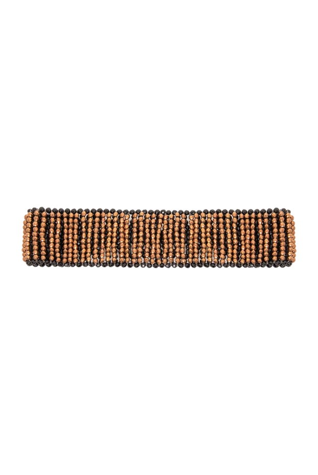 Brunello Cucinelli көп қатарлы моншақ матадан жасалған сәнді шокер алқасы 192420 - фото 1