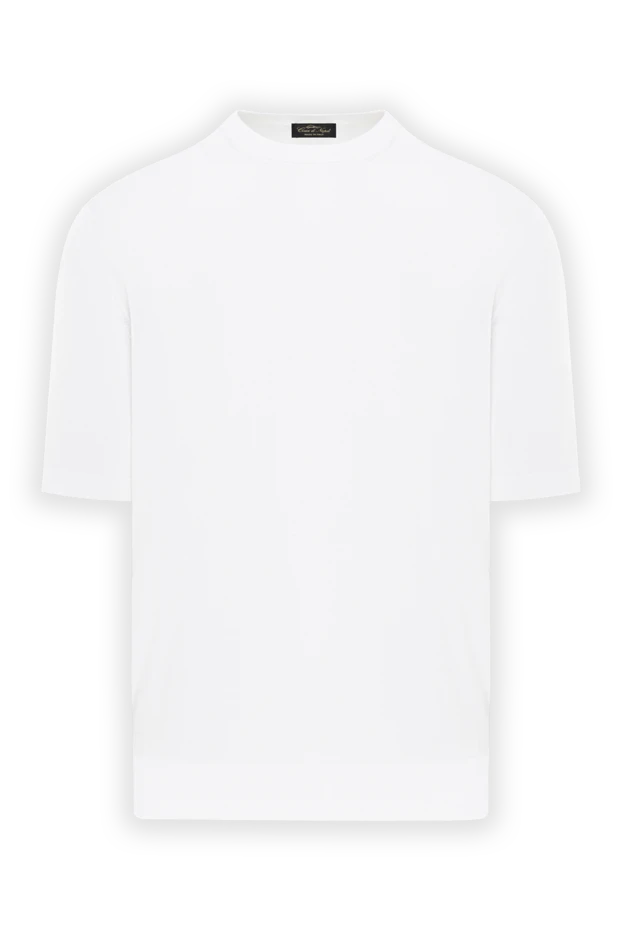 Cesare di Napoli knitted jumper made of natural cotton with short sleeves 192435 - photo 1