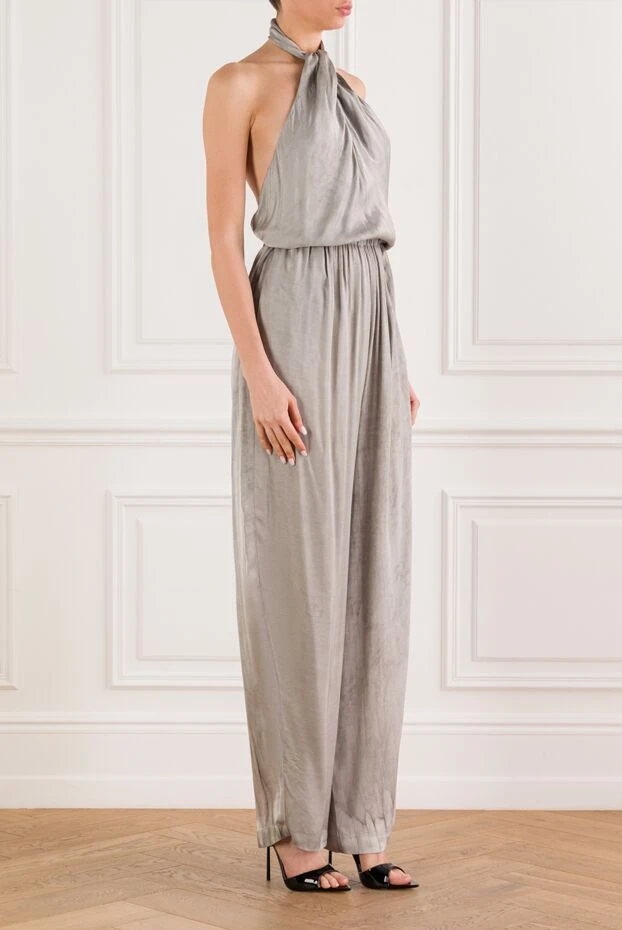 The Andamane женский комбинезон серого цвета с бретелью-петлей 192510 - фото 3