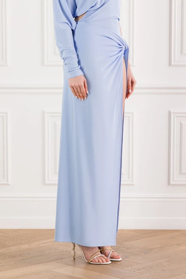 The Andamane длинная юбка zohra из трикотажа с драпировкой 192533 - фото 3