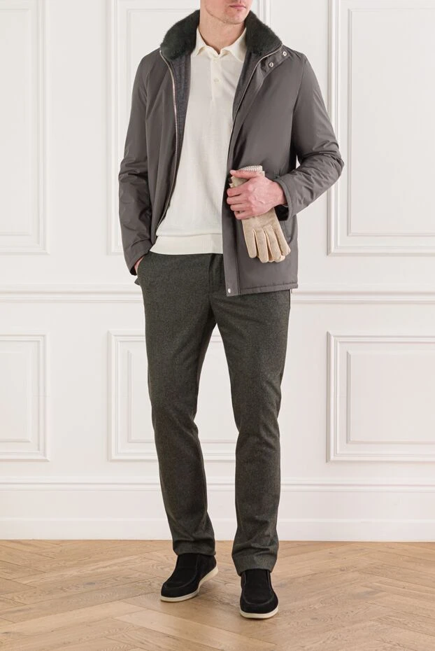 Seraphin парка с высоким воротником-стойкой отделанным мехом 192535 - фото 2