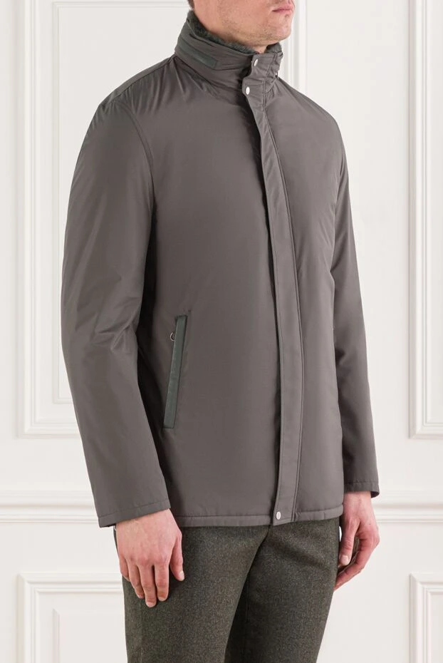 Seraphin парка с высоким воротником-стойкой отделанным мехом 192535 - фото 3