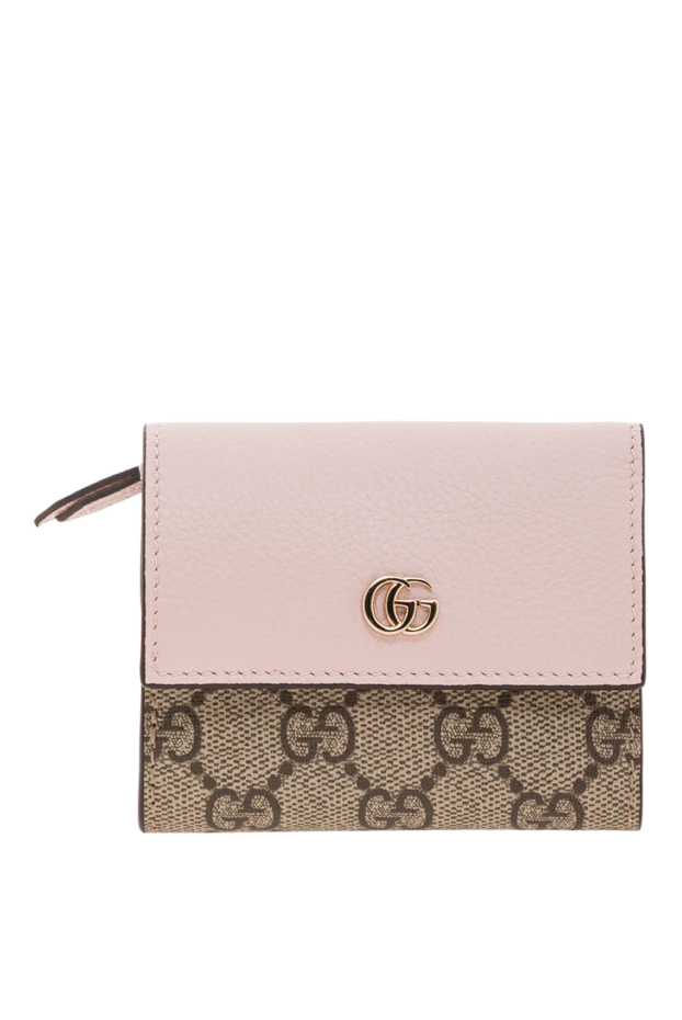 GG Marmont Two-Tone Pink and Beige Mini Wallet
- photo 1