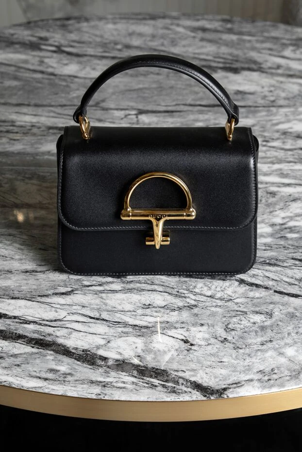 Gucci маленькая коричневая сумка siena с верхней ручкой
 192543 - фото 2