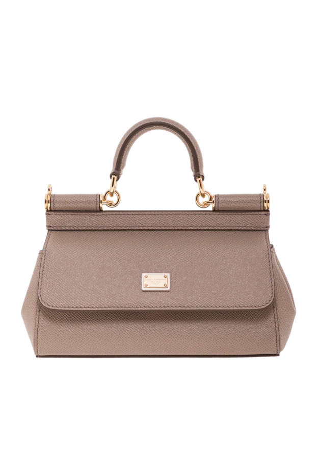Sicily mini bag in gray Dauphine calfskin - photo 1