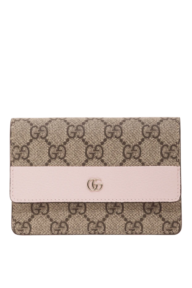 GG Marmont бежевый және қызғылт түстердегі әмиян - фото 1