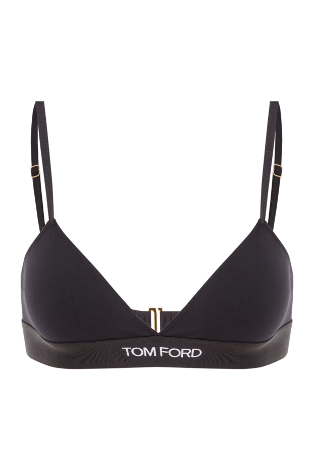 Modal Signature Black Logo Elastic Bra - photo 1