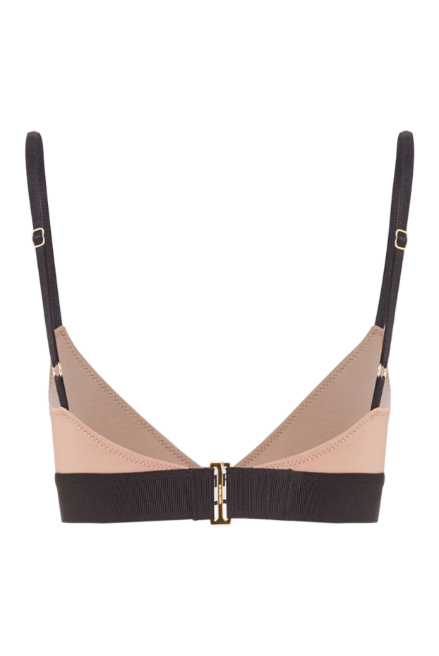 Tom Ford эластичный бюстгальтер modal signature бежевый с логотипом 192601 - фото 2