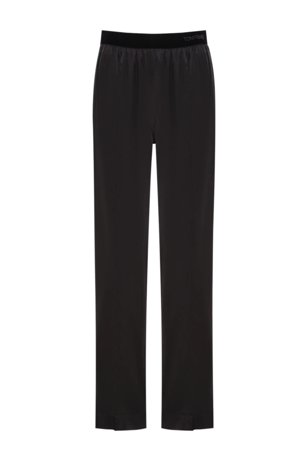 Қара түсті жібек және атлас шалбар - фото 1