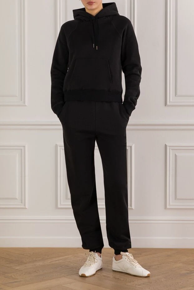 Tom Ford женский черный спортивный костюм из хлопка и шелка 192615 - фото 2