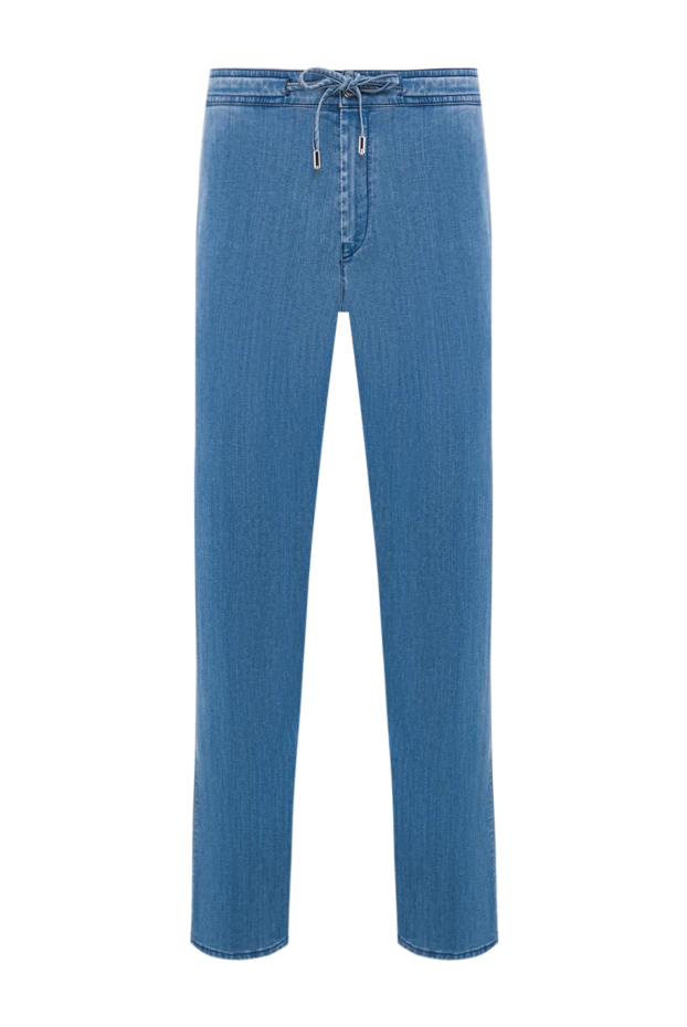 Scissor Scriptor мужские синие джинсы с поясом на регулируемой кулиске 192710 - фото 1