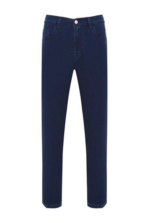 Scissor Scriptor мужские темно-синие джинсы с лаконичным дизайном 192724 - фото 1