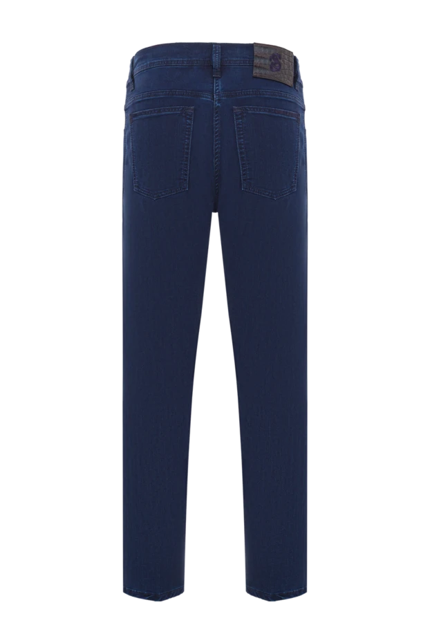 Scissor Scriptor men's dark blue jeans with a simple design 192724 - photo 2