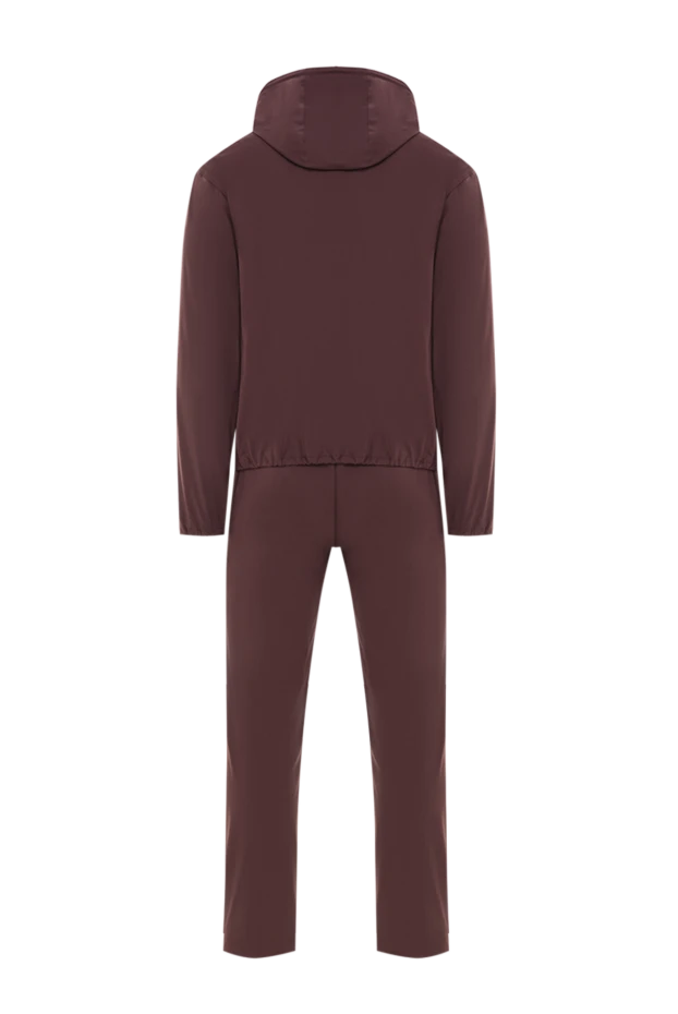 Tombolini мужской бордовый спортивный костюм с капюшоном на молнии 192727 - фото 2