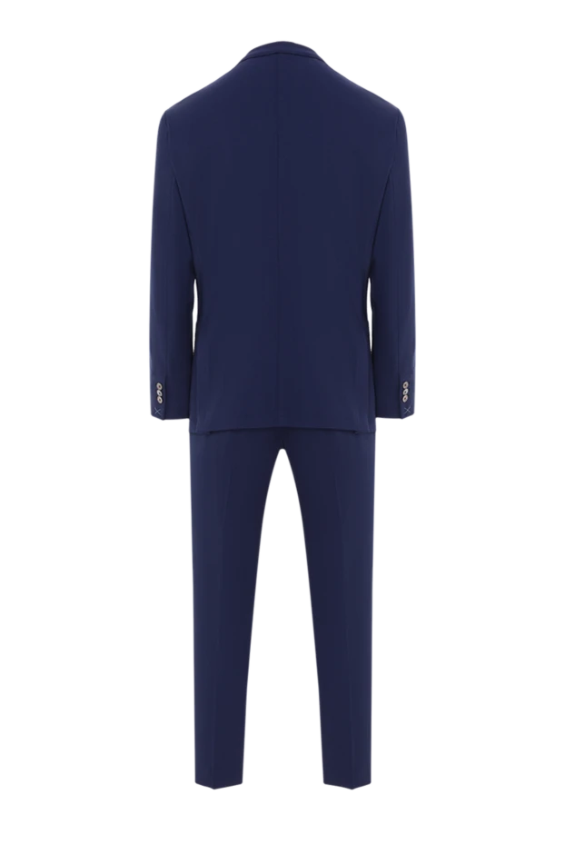 Tombolini мужской классический темно-синий костюм с накладными карманами 192730 - фото 2