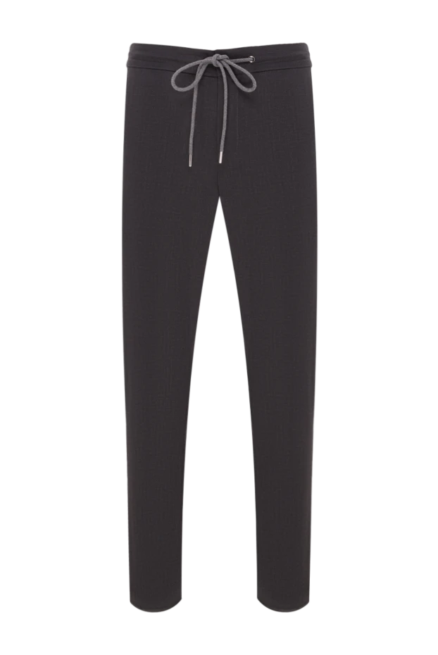 Tombolini dark grey men's casual trousers with elastic waistband 192740 - photo 1