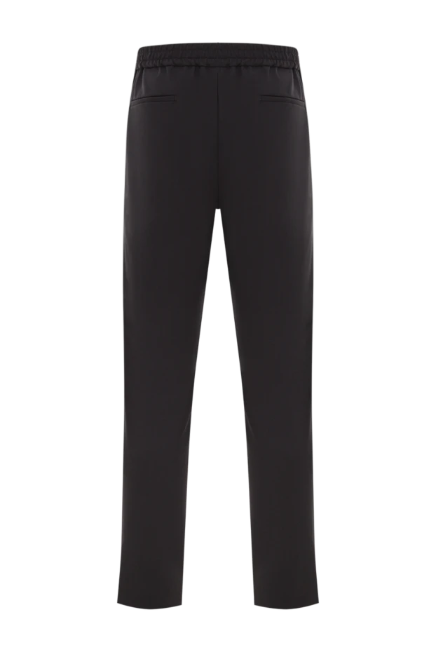 Tombolini серпімді белбеуі бар қара түсті ерлерге арналған күнделікті шалбар 192741 - фото 2