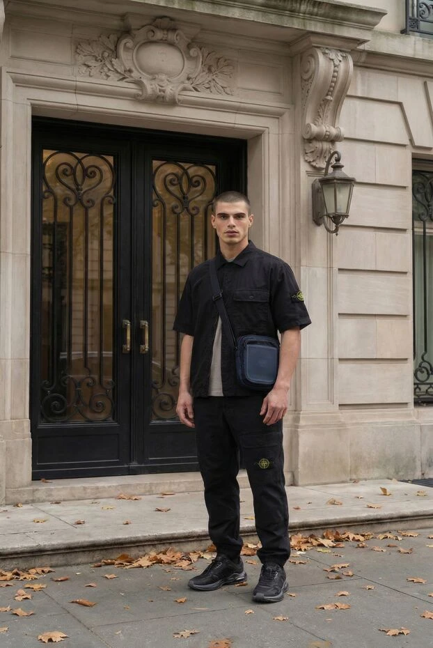 Gucci кроссовки gucci 2.0 из черной сетки и кожи с зелено-красной полосой web 192753 - фото 2