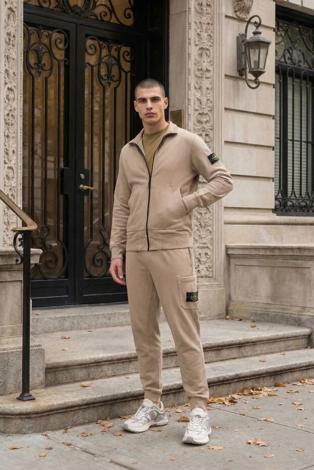 Gucci мужские кроссовки с многослойным верхом и массивной подошвой 192755 - фото 2