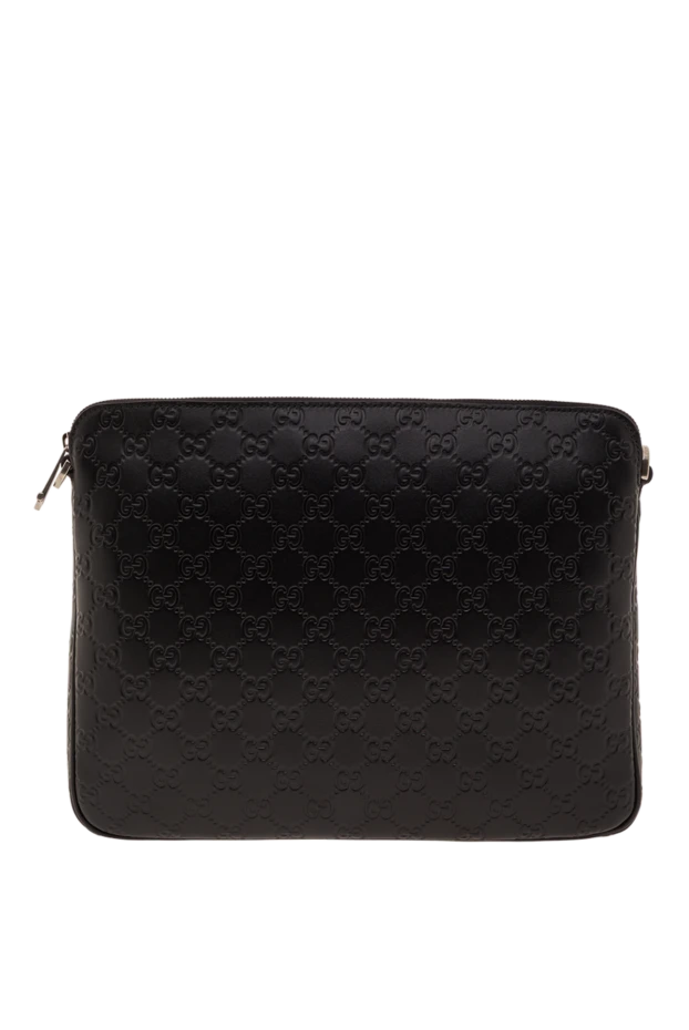 Black medium shoulder bag with embossed GG logo
- photo 1