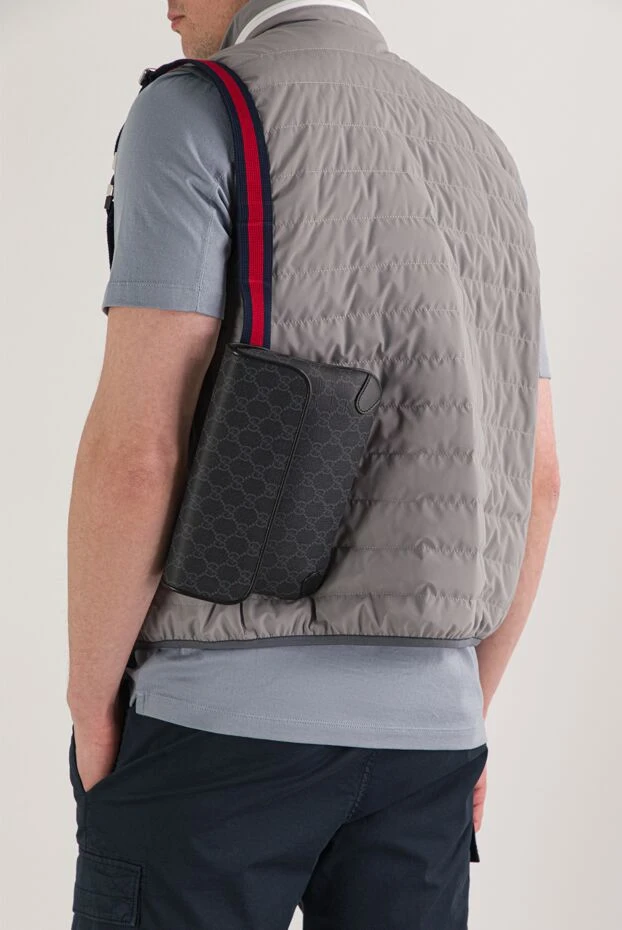 Поясная сумка с орнаментом GG - фото 2