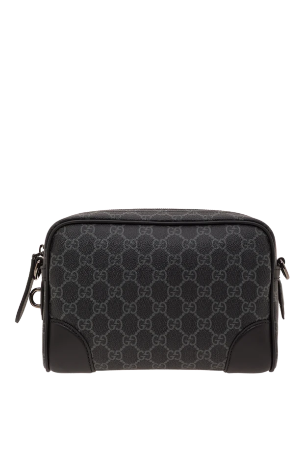 Small GG Monogram fabric shoulder bag in black - photo 1