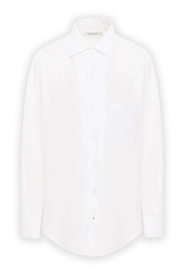 Ақ зығыр матадан жасалған Андре әйелдер жейдесі - фото 1