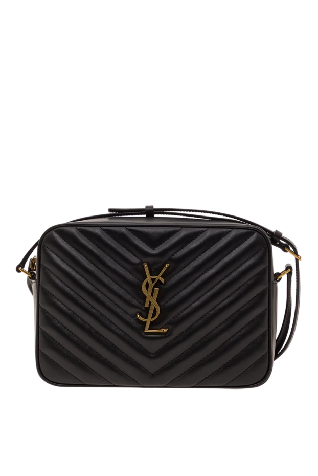 Saint Laurent реттелетін былғары бауы бар lou төселген былғары арба сөмкесі 192790 - фото 1