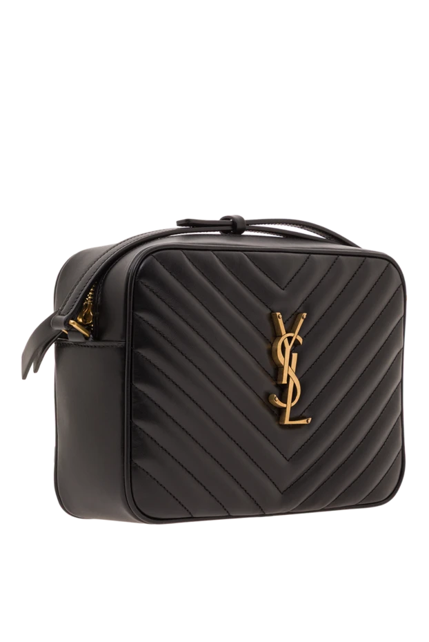 Saint Laurent реттелетін былғары бауы бар lou төселген былғары арба сөмкесі 192790 - фото 3