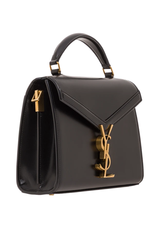 Saint Laurent тегіс былғарыдан жасалған cassandra mini жоғарғы тұтқалы сөмкесі 192791 - фото 3