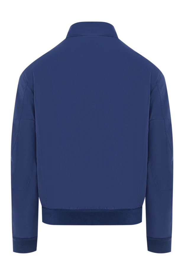 Kiton тік жағасы бар жұмсақ жапон нейлонынан жасалған көк желден қорғайтын ... 192806 - фото 2