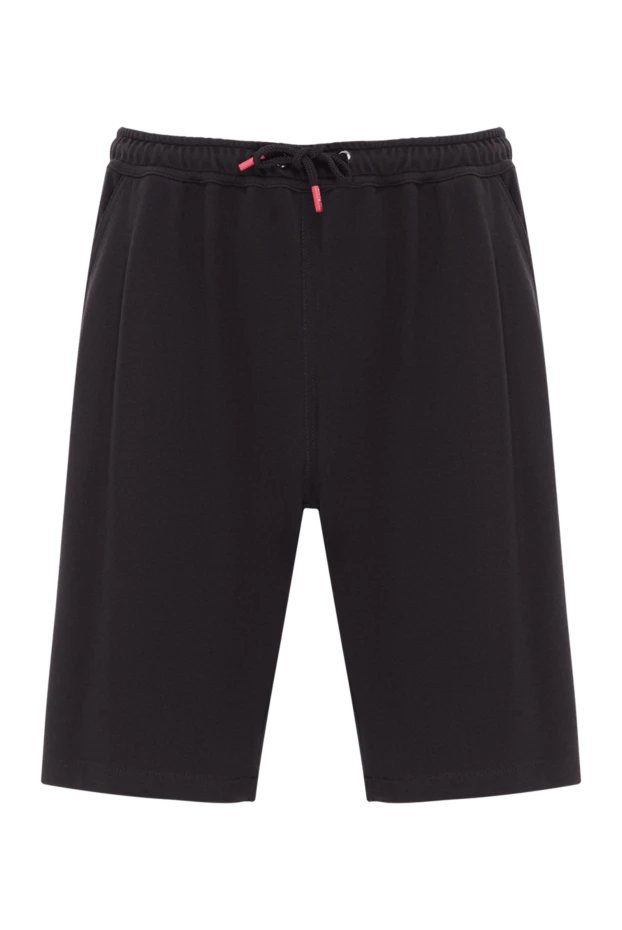 Men's straight-cut shorts in black - photo 1