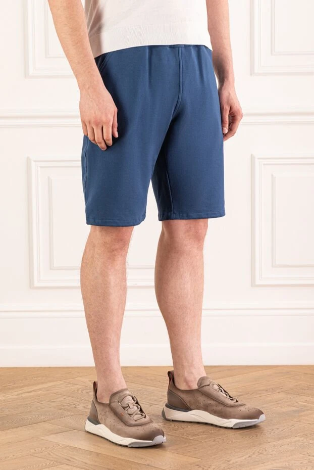 Kiton men's shorts made of cotton jersey with added elastane 192823 - photo 3