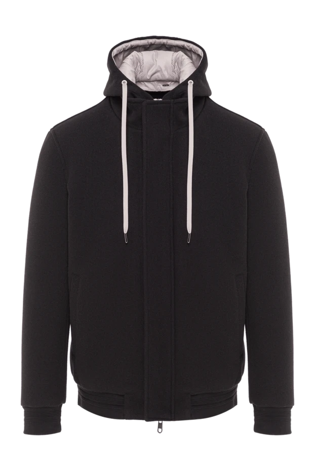 Blue soft jersey sports hoodie - photo 1