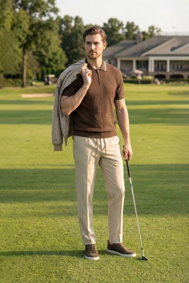 Berwich белі мен әжімдері бар, крем түсті, еркін киінетін шалбар 192840 - фото 2