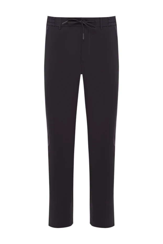Black Travel Pants with Adjustable Drawstring - photo 1