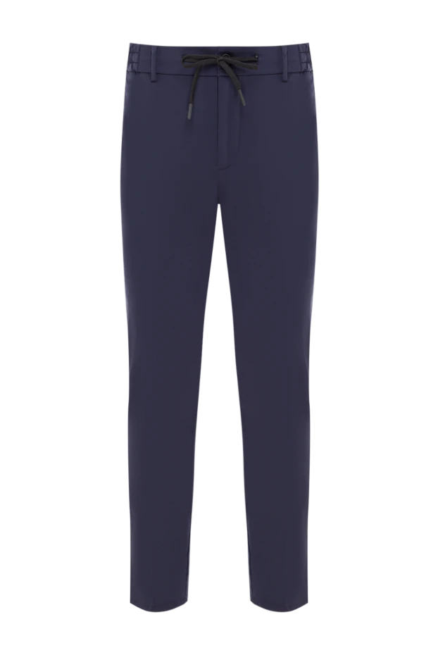 Реттелетін бауы бар саяхат шалбары, көк түсті - фото 1