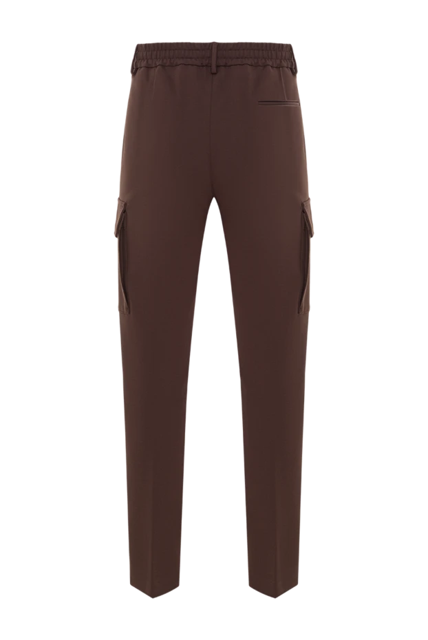 Berwich ерлерге арналған қоңыр вискозадан жасалған жүк шалбары 192865 - фото 2