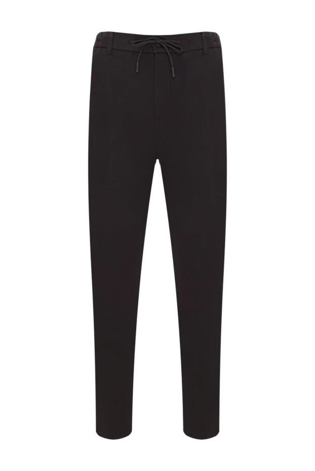 Berwich black men's classic drawstring jogger pants 192871 - photo 1