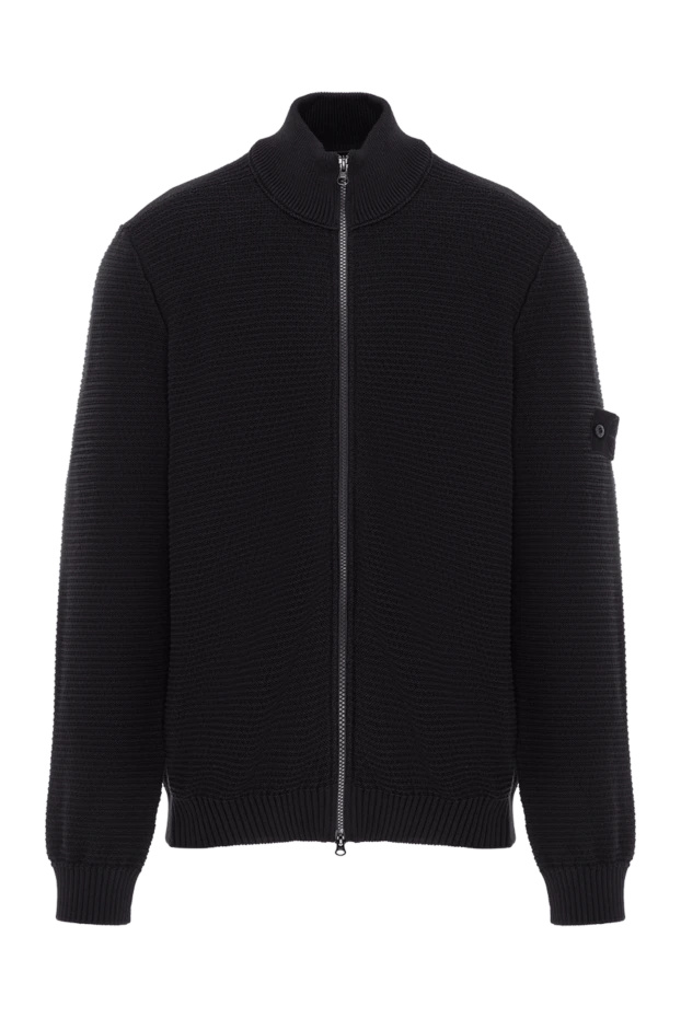 Свободный кардиган на молнии с карманами черного цвета
- фото 1