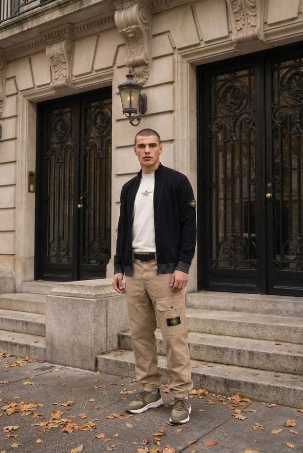 Stone Island белая футболка стандартного кроя с принтом archivio
192895 - фото 2