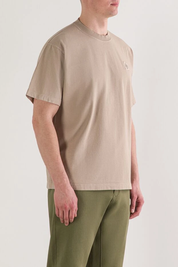 Stone Island компас патчы бар бежевый түсті кәдімгі футболка

 192916 - фото 3