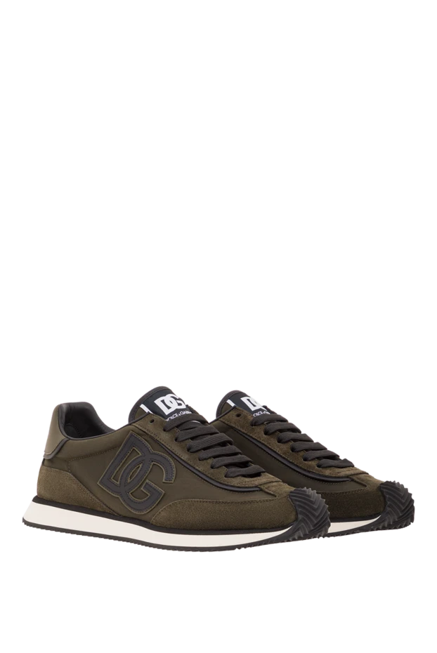 Dolce & Gabbana жасыл түсті dg жастықшалы кроссовкалар 192959 - фото 3