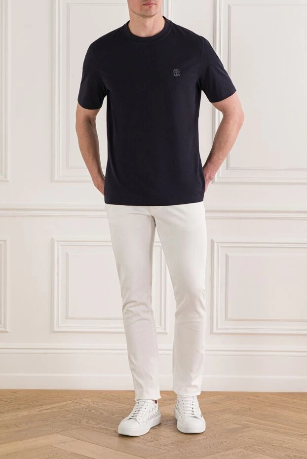 Jacob Cohen белые мужские джинсы приталенного кроя премиум-класса 193019 - фото 2