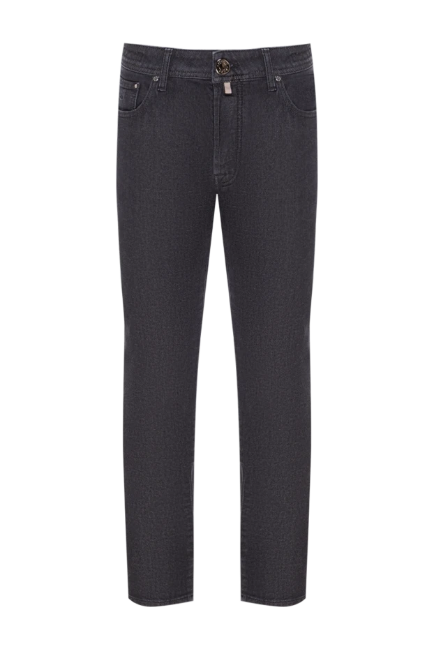 Jacob Cohen жоғары сапалы қара жапон джинсынан жасалған премиум джинсы 193022 - фото 1